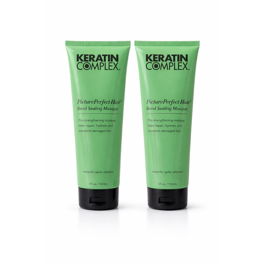 Keratin Complex Picture Perfect Hair Bond Sealing Masque 4oz x2 New